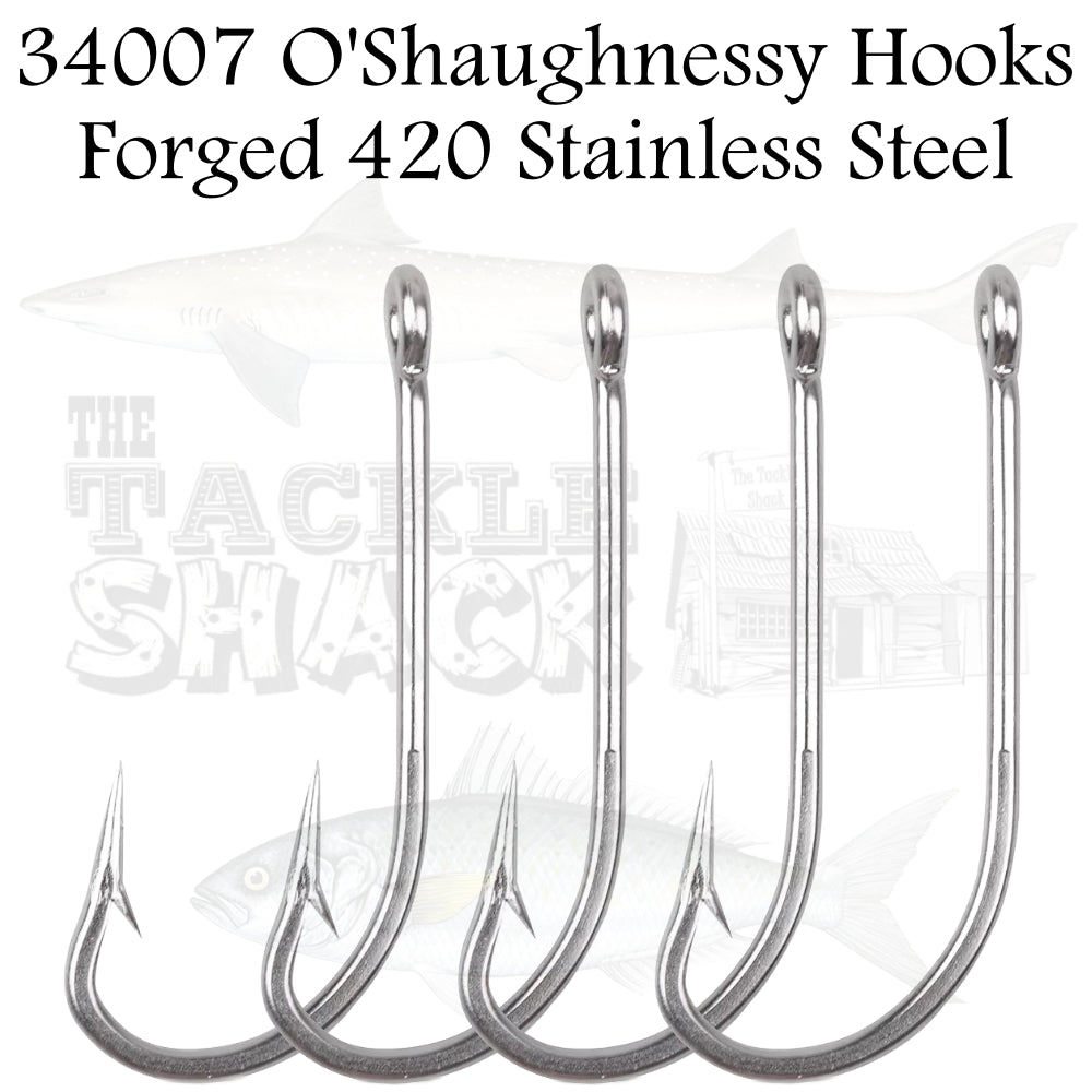 O'Shaughnessy Longshank Hooks 34007 Size 8/0