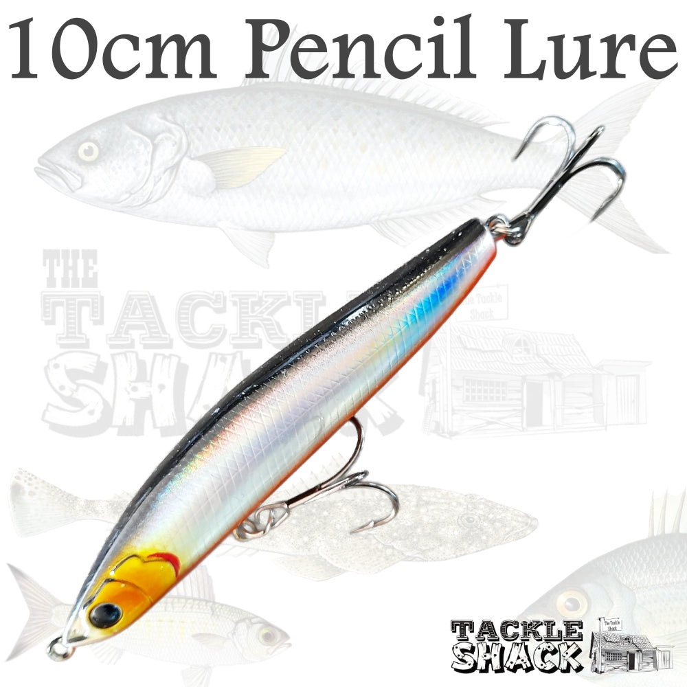 10cm Pencil Lure Black 18gm