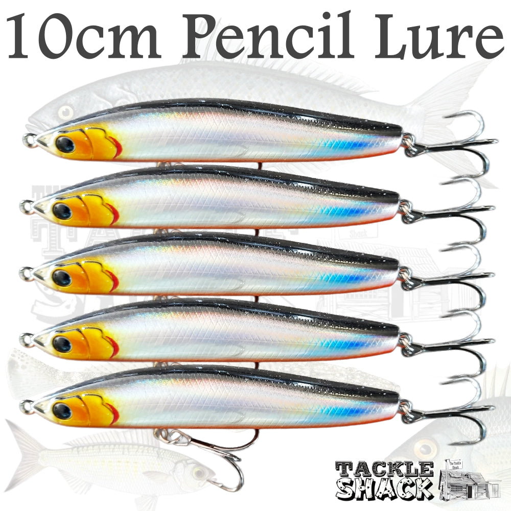 10cm Pencil Lure Black 18gm