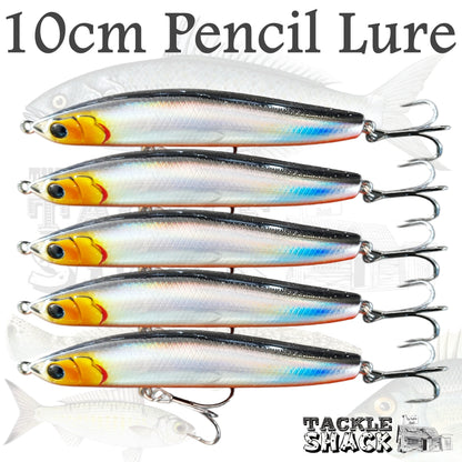 10cm Pencil Lure Black 18gm