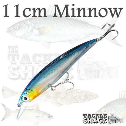 11cm Minnow Blue 13.5gm Blue Pilchard