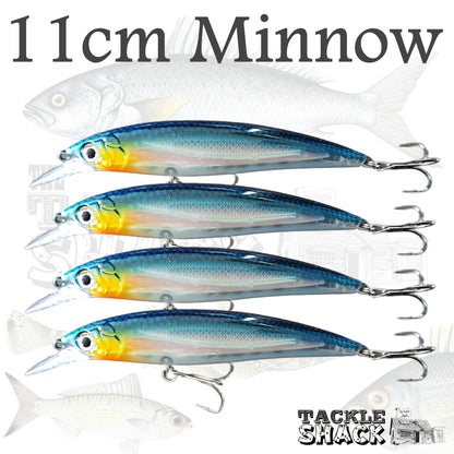 11cm Minnow Blue 13.5gm Blue Pilchard