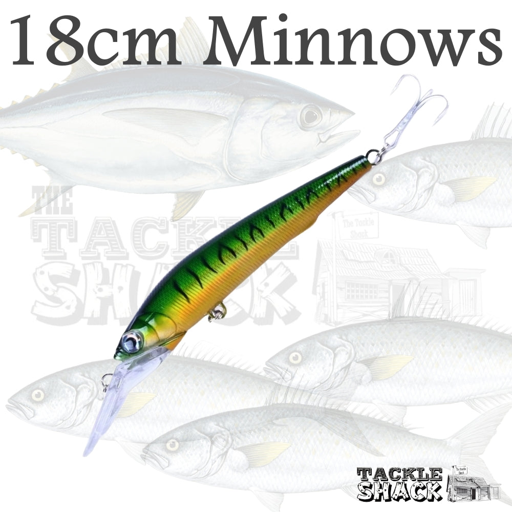 18cm Minnows Deep Diving 5 Pack