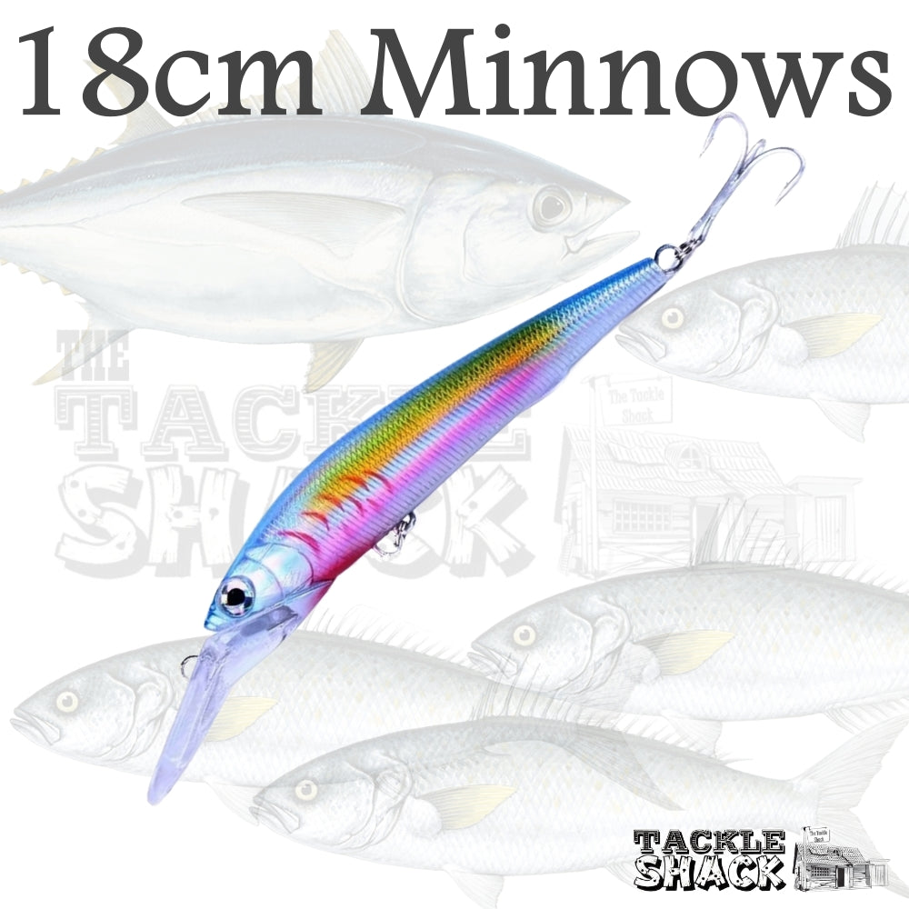 18cm Minnows Deep Diving 5 Pack
