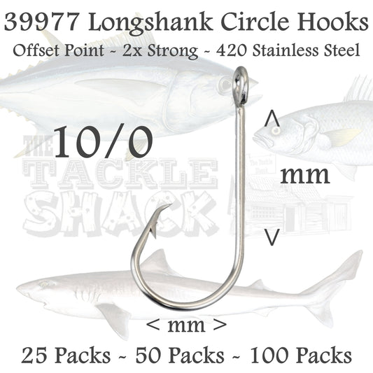 39977 Longshank Circle Hooks Size 10/0