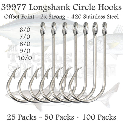 39977 Longshank Circle Hooks Size 10/0