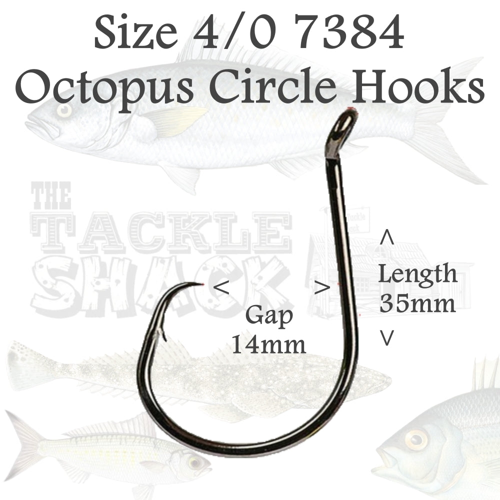 Octopus Circle Hooks 7384 Size 4/0