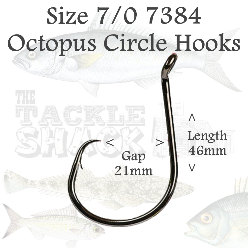 Octopus Circle Hooks 7384 Size 7/0