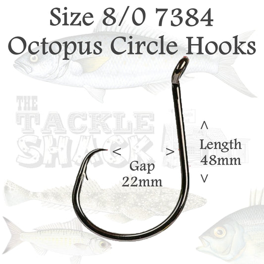 Octopus Circle Hooks 7384 Size 8/0