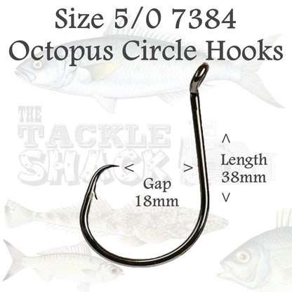 Octopus Circle Hooks 7384 Size 5/0