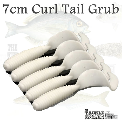Soft Plastic Lures 7cm Curl Tail Grubs