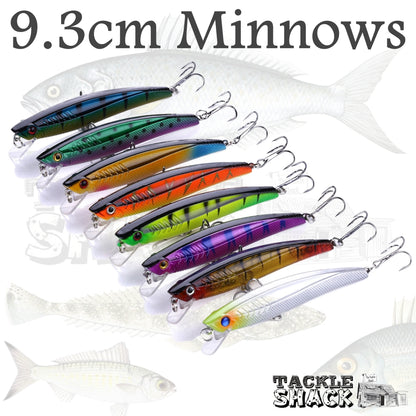 9.3cm Minnows 8 Pack