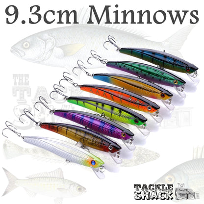 9.3cm Minnows 8 Pack