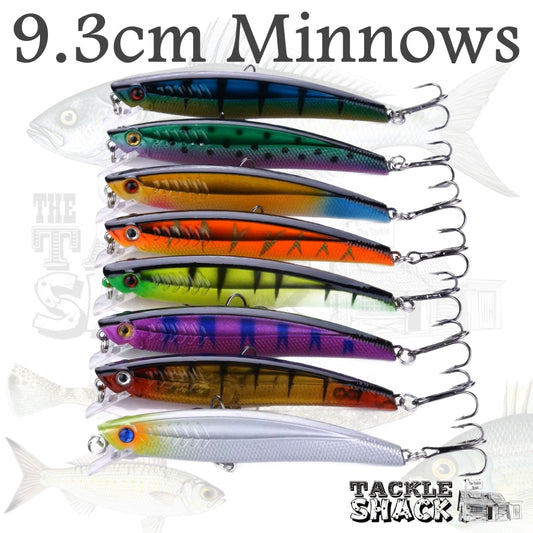 9.3cm Minnows 8 Pack