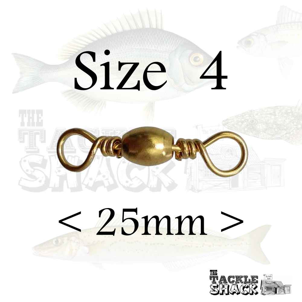 Brass Barrel Swivels #4