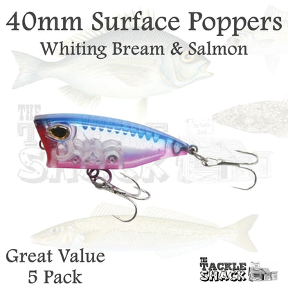 40mm Poppers 3.2gm 5 Pack