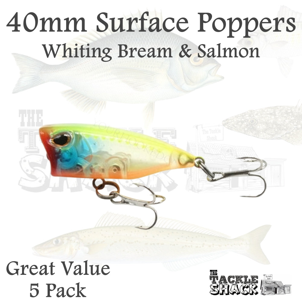 40mm Poppers 3.2gm 5 Pack