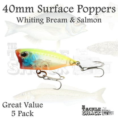 40mm Poppers 3.2gm 5 Pack