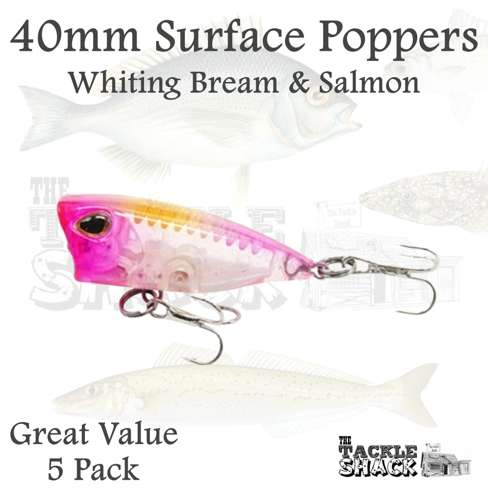 40mm Poppers 3.2gm 5 Pack