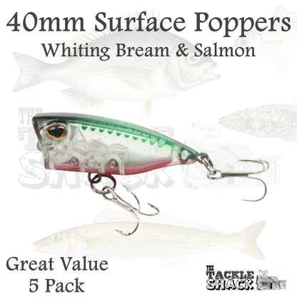 40mm Poppers 3.2gm 5 Pack