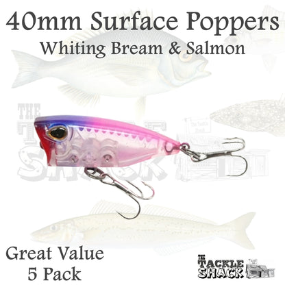 40mm Poppers 3.2gm 5 Pack