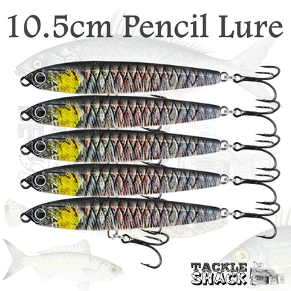 10.5cm Pencil Lure Printed Scale Pattern 24gm