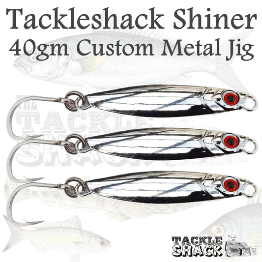 40gm Metal Jig Silver 10884 Hook