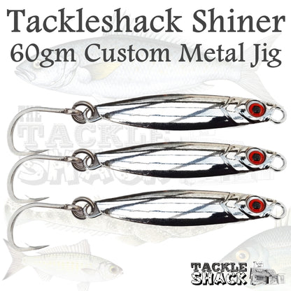 60gm Metal Jig Silver 10884 Hook