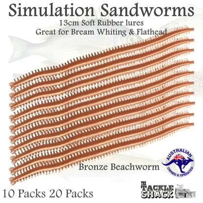 Soft Lures Simulation Beachworm