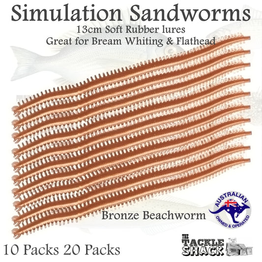 Soft Lures Simulation Beachworm