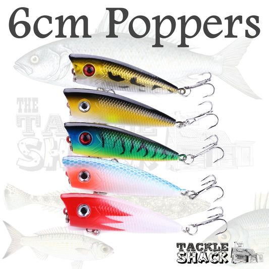 60mm Poppers 6.3gm 5 Pack