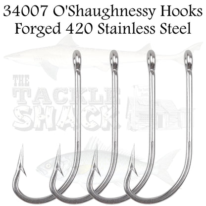 O'Shaughnessy Longshank Hooks 34007 Size 8/0